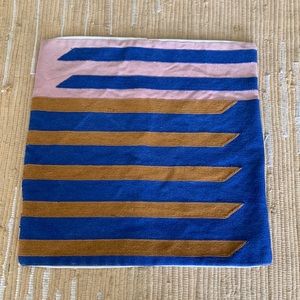 West Elm mid century cotton pillow cover 20" x 20"